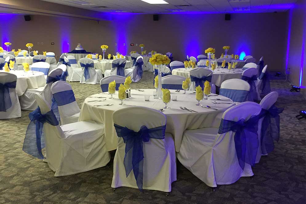 Banquet Blue Lights